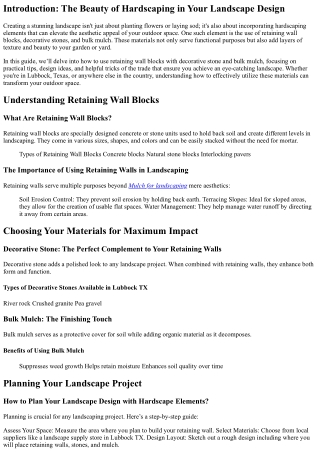 introduction the beauty of hardscaping in your