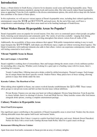 What Makes Ilasan Hyperpublic Areas So Popular?