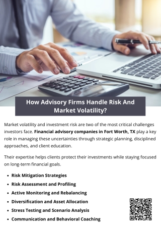 How Advisory Firms Handle Risk And Market Volatility?