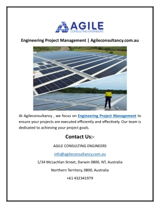 engineering project management agileconsultancy