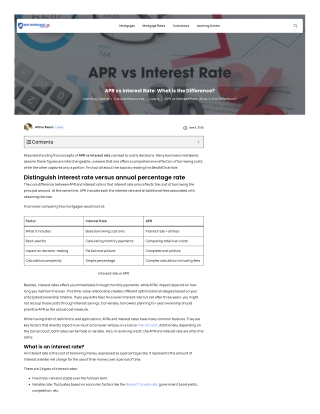 BestMO Hidden Fee Prevention: APR vs Interest Rate - Avoiding Surprise Borrowing Costs