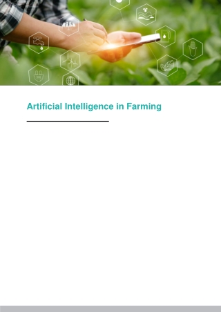 How can Artificial Intelligence help in Farming?
