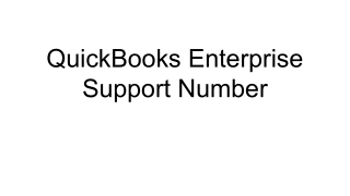 What Is the QuickBooks Enterprise Support Number and When Should You Use It?