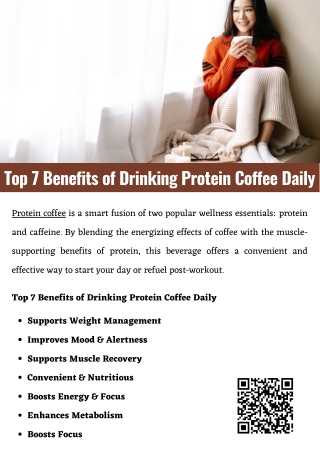Top 7 Benefits of Drinking Protein Coffee Daily