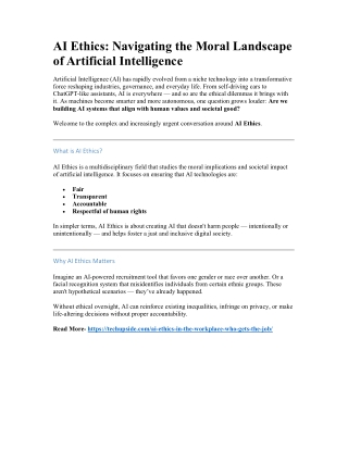 ai ethics navigating the moral landscape