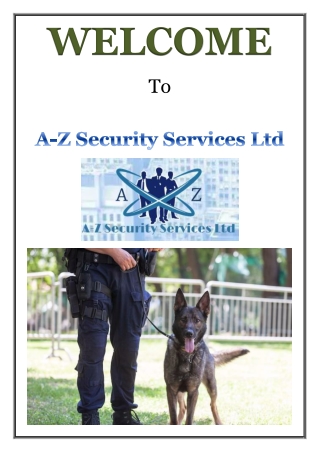 Customizable Dog Handling Security Services for Events and Public Gatherings
