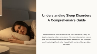 Understanding Sleep Disorders A Comprehensive Guide