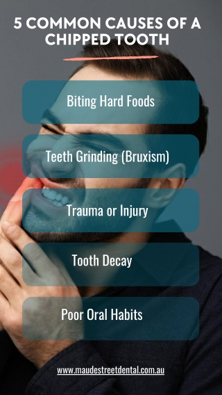 5 common causes of a chipped tooth
