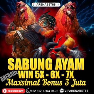BONUS SABUNG AYAM ONLINE TERBESAR DI ARENABET88