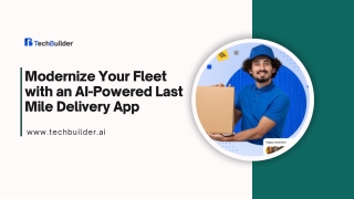 modernize your fleet with an ai powered last mile