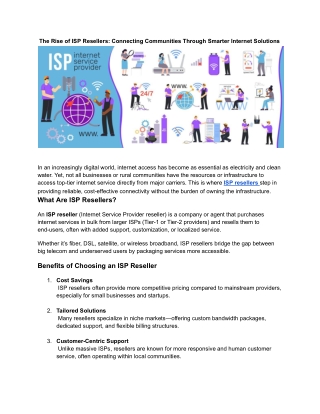 the rise of isp resellers connecting communities
