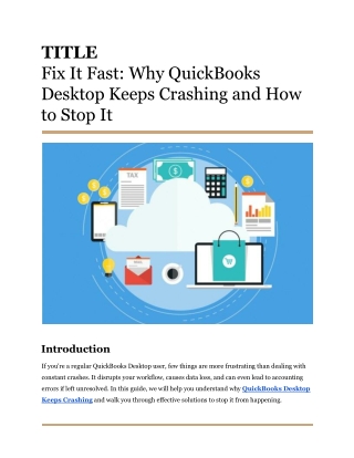 Fix It Fast_ Why QuickBooks Desktop Keeps Crashing and How to Stop It