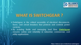 Power Guard Switchgear by Alliance Industrial Products: Next Gen Protection