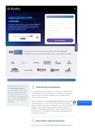 Custom Mobile App Development in Sheridan  Built for Growth - Cuneiform