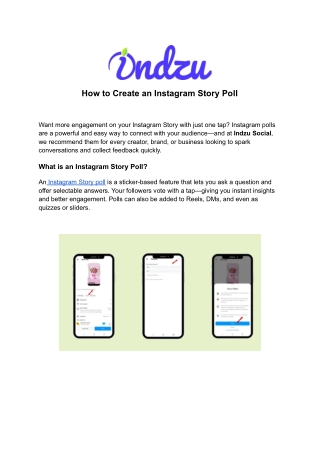 How to Create an Instagram Story Poll