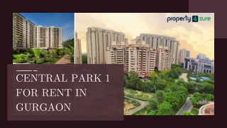 Central Park 1 For Rent in Gurgaon