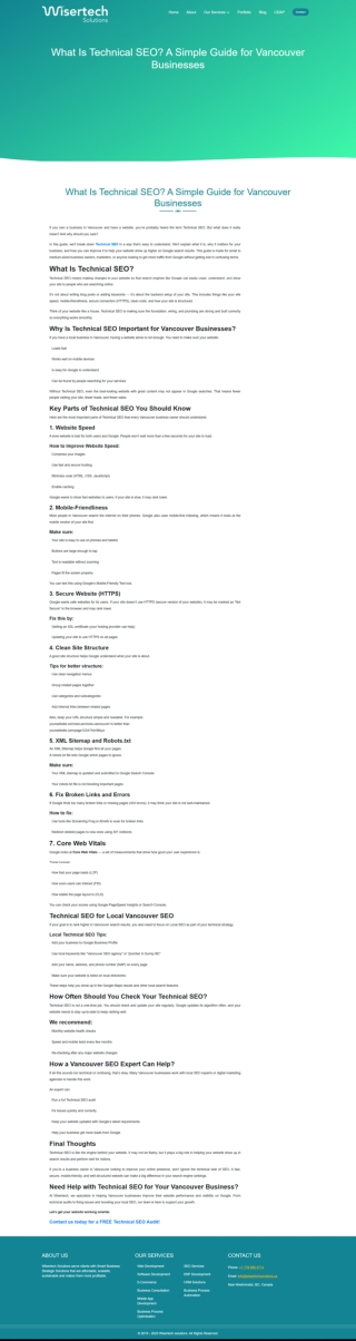 What Is Technical SEO A Simple Guide for Vancouver Businesses