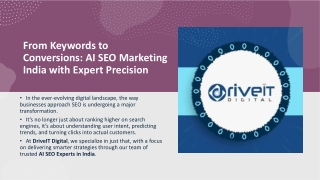 From Keywords to Conversions AI SEO Marketing India with Expert Precision 1