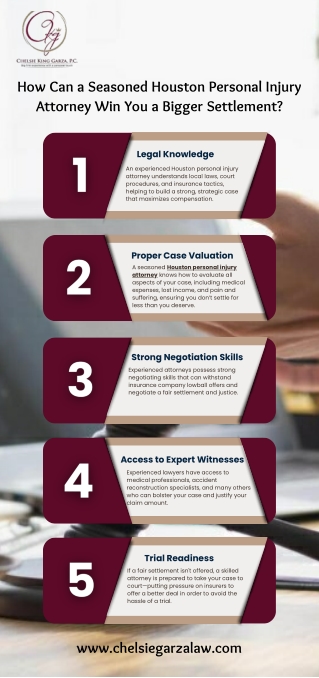 How Can a Seasoned Houston Personal Injury Attorney Win You a Bigger Settlement?