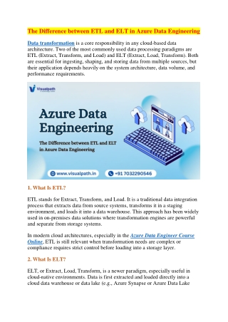 Best Microsoft Azure Data Engineer | Course in Ameerpet