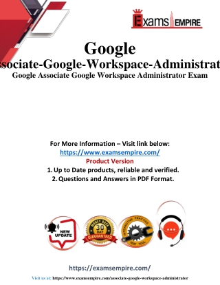 Associate-Google-Workspace-Administrator Questions and Answers pdf dumps