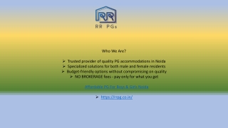 Budget-Friendly Boys PG In Noida