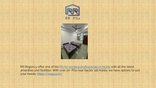 Corporate-Friendly PG Stays in Noida for Working Professionals