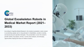 global exoskeleton robots in medical market