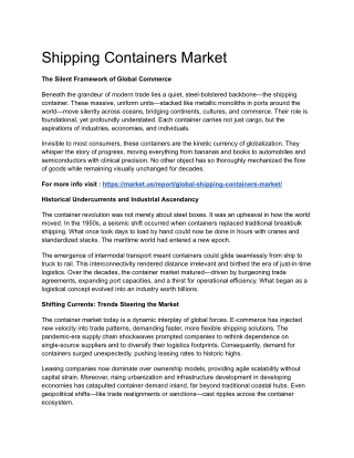 How Smart Ports Enhance Container Handling