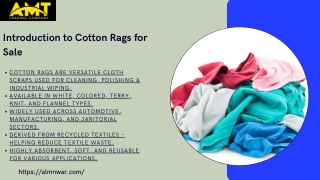 Buy Cotton Rags for Sale – High-Quality Cleaning Wipers at Affordable Prices