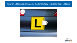 clip on l plates and holders the smart way to display your l plates