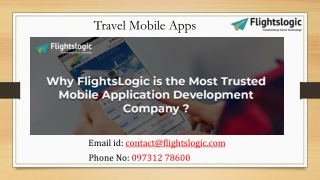Travel Mobile Apps