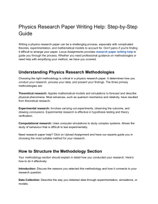 Physics Research Paper Writing Help_ Step-by-Step Guide