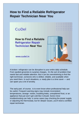 CuDel-How-to-Find-a-Reliable-Refrigerator-Repair-Technician-Near-You