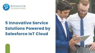 5 Innovative Service Solutions Powered by Salesforce IoT Cloud