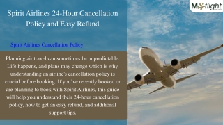 Your Complete Guide to Spirit Airlines Cancellation & Refund