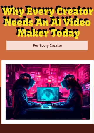 Why Every Creator Needs An AI Video Maker Today