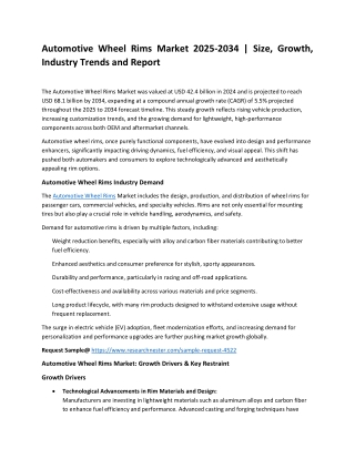 Automotive Wheel Rims Market