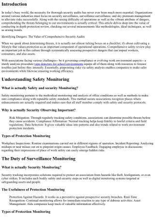Pinpointing Risks: The Significance of Comprehensive Security Audits