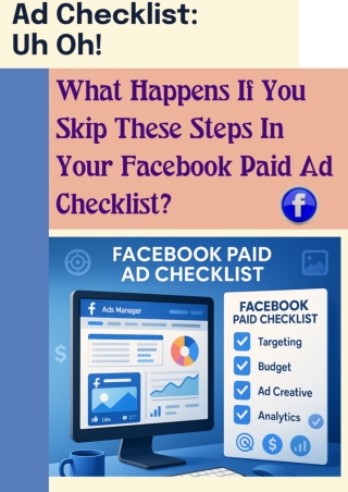 What Happens If You Skip These Steps In Your Facebook Paid Ad Checklist