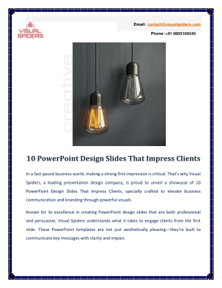 10 PowerPoint Design Slides That Impress Clients