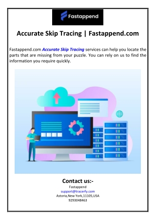 Accurate Skip Tracing | Fastappend.com