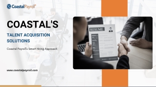 Talent Acquisition Solution by Coastal Payroll