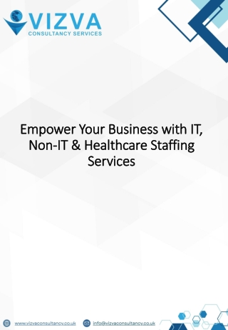 IT, Non-IT & Healthcare Staffing Services | Recruiting Agency