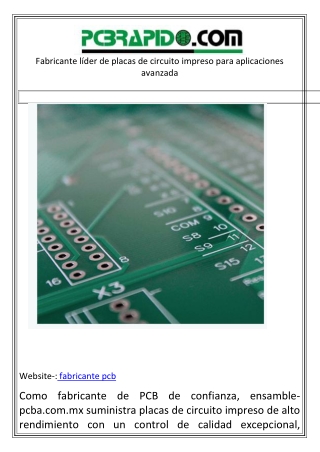circuitos impresos ventajas| Pcbrapido.com