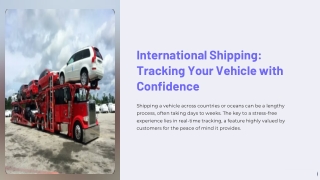 International Shipping