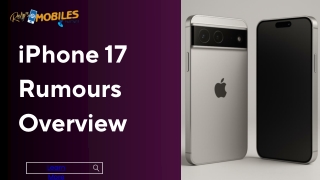 iphone 17 rumours overview