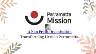 Parramatta Mission: A Non Profit Organisation Transforming Lives in Parramatta