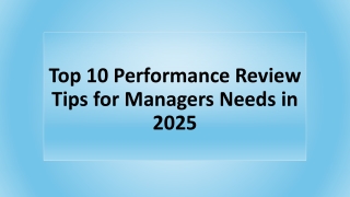 top 10 performance review tips for managers needs in 2025