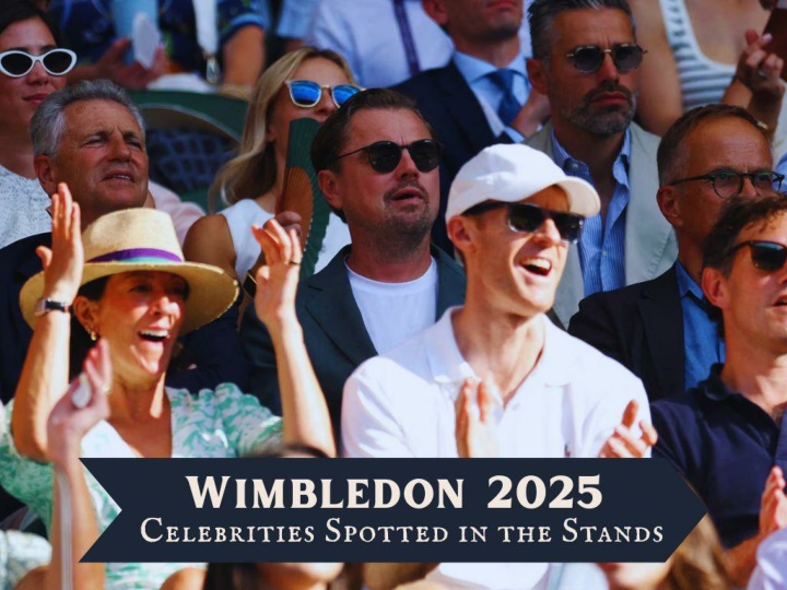 Wimbledon 2025  Celebrities Spotted in the Stands